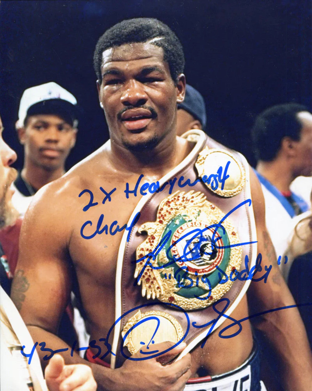Riddick "Big Daddy" Bowe "2X Champ" Autographed
