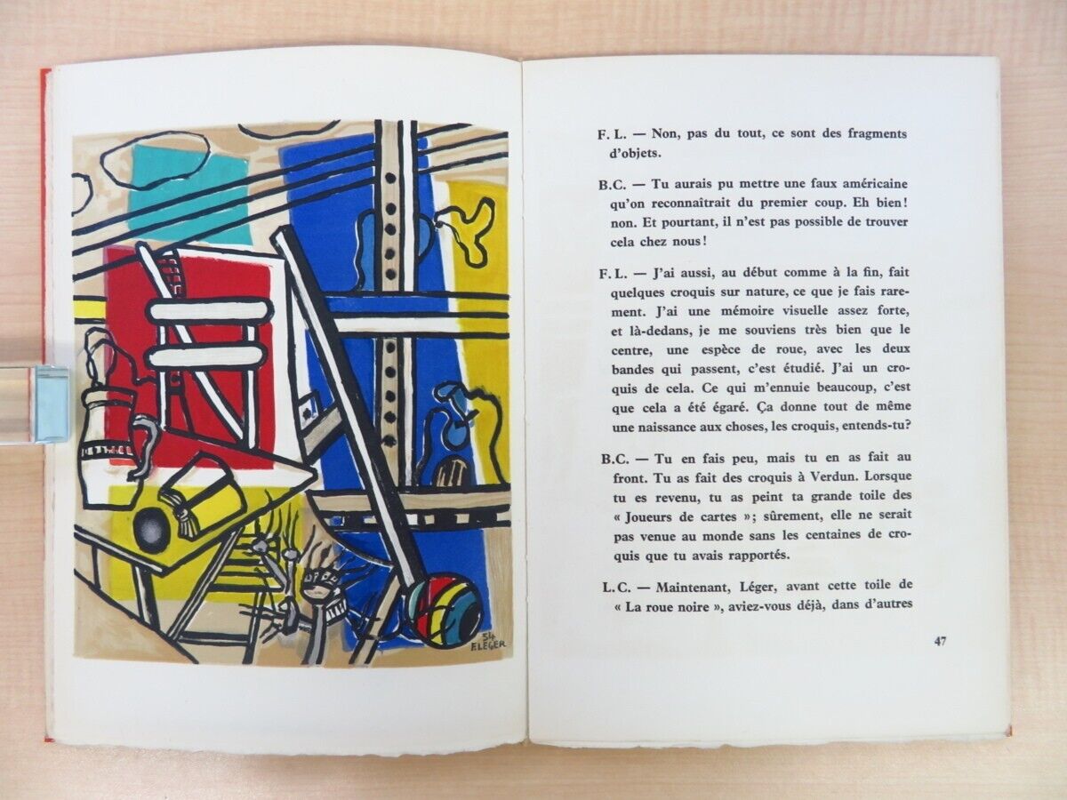 Rare Artbook Entretien De Fernand Leger Avec