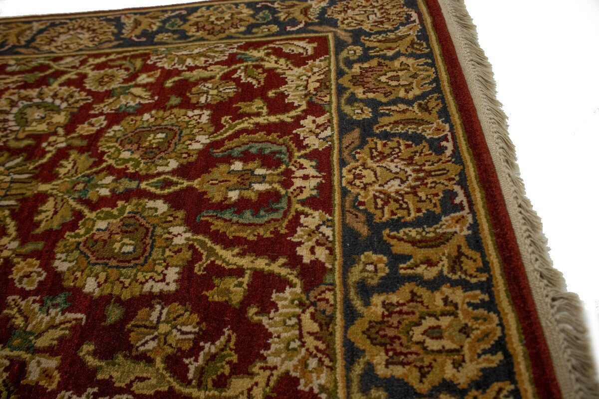 Handmade Chobi Oriental Runner Rug Red & Charcoal