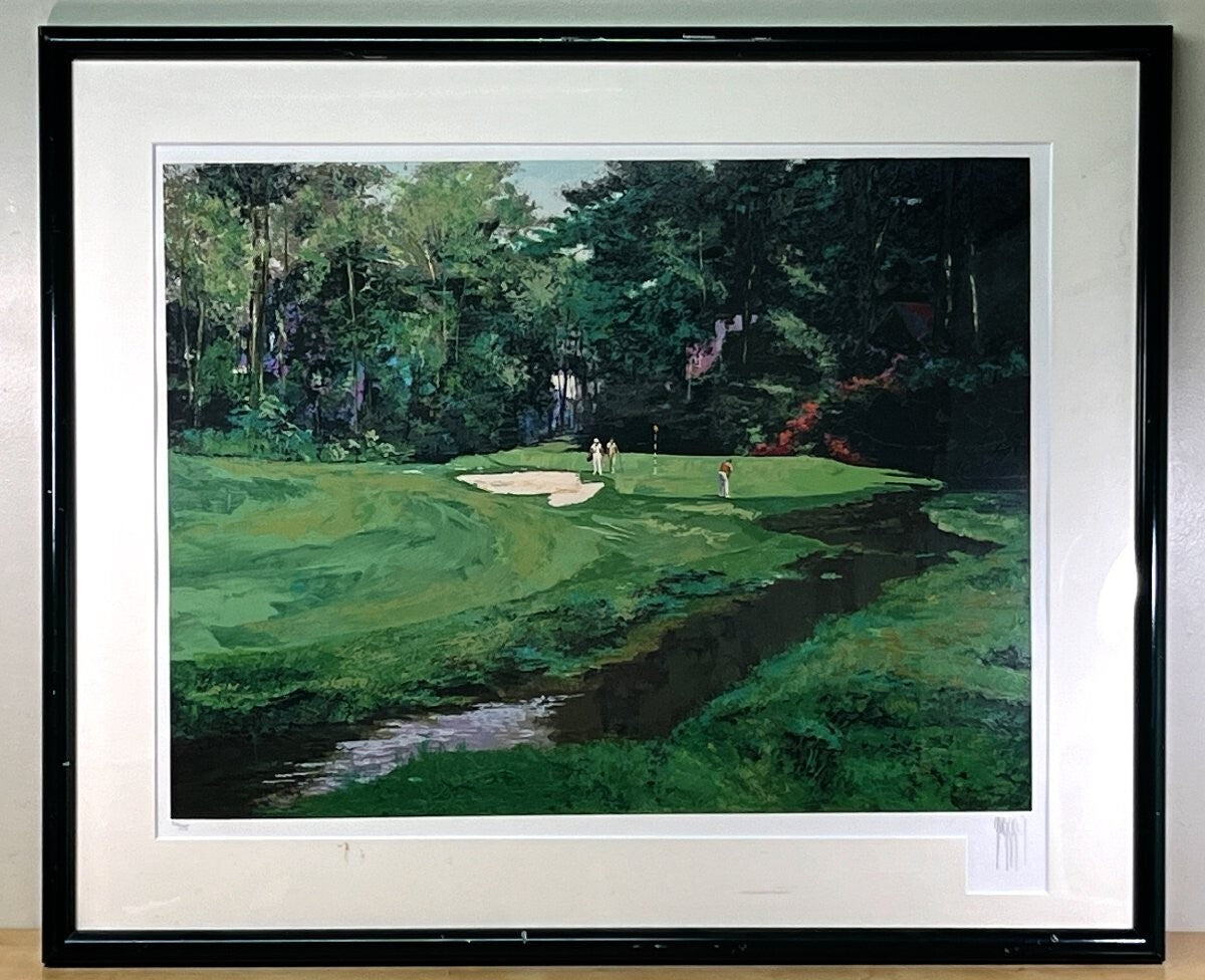 Mark King "Golf Course" Original Silkscreen On