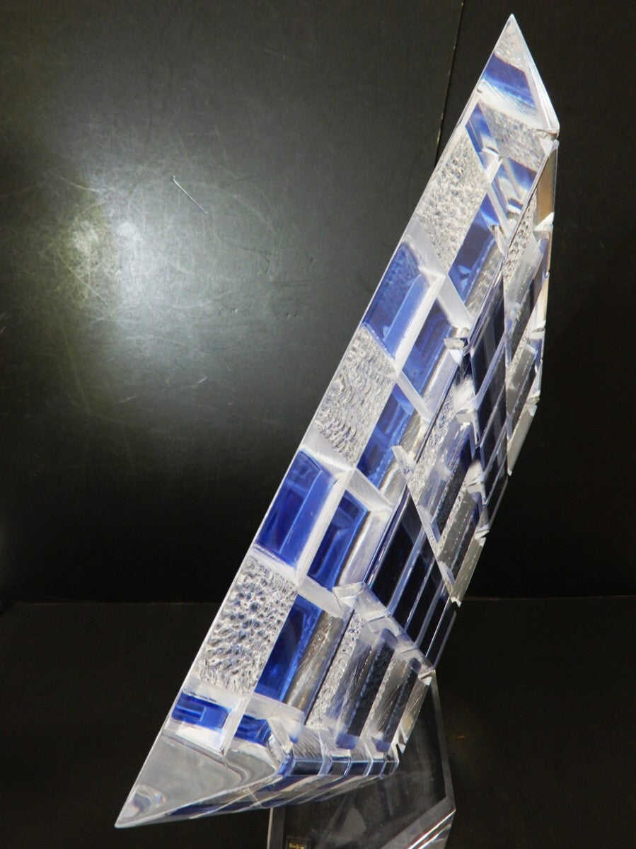 Shlomi Haziza Signed Sculpture Art Acrylic 21"