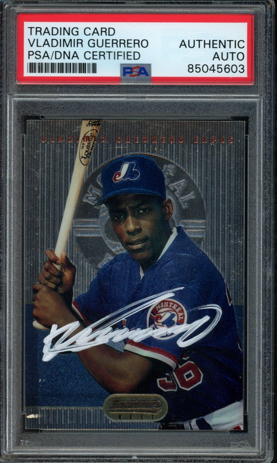 Vladimir Guerrero Montreal Expos Signed 1995