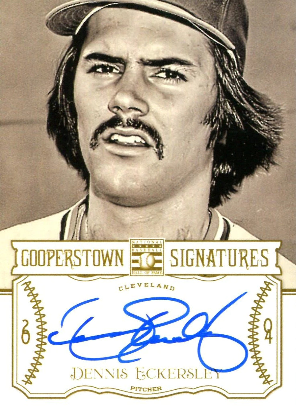 Dennis Eckersley 2013 Panini Autographed Card