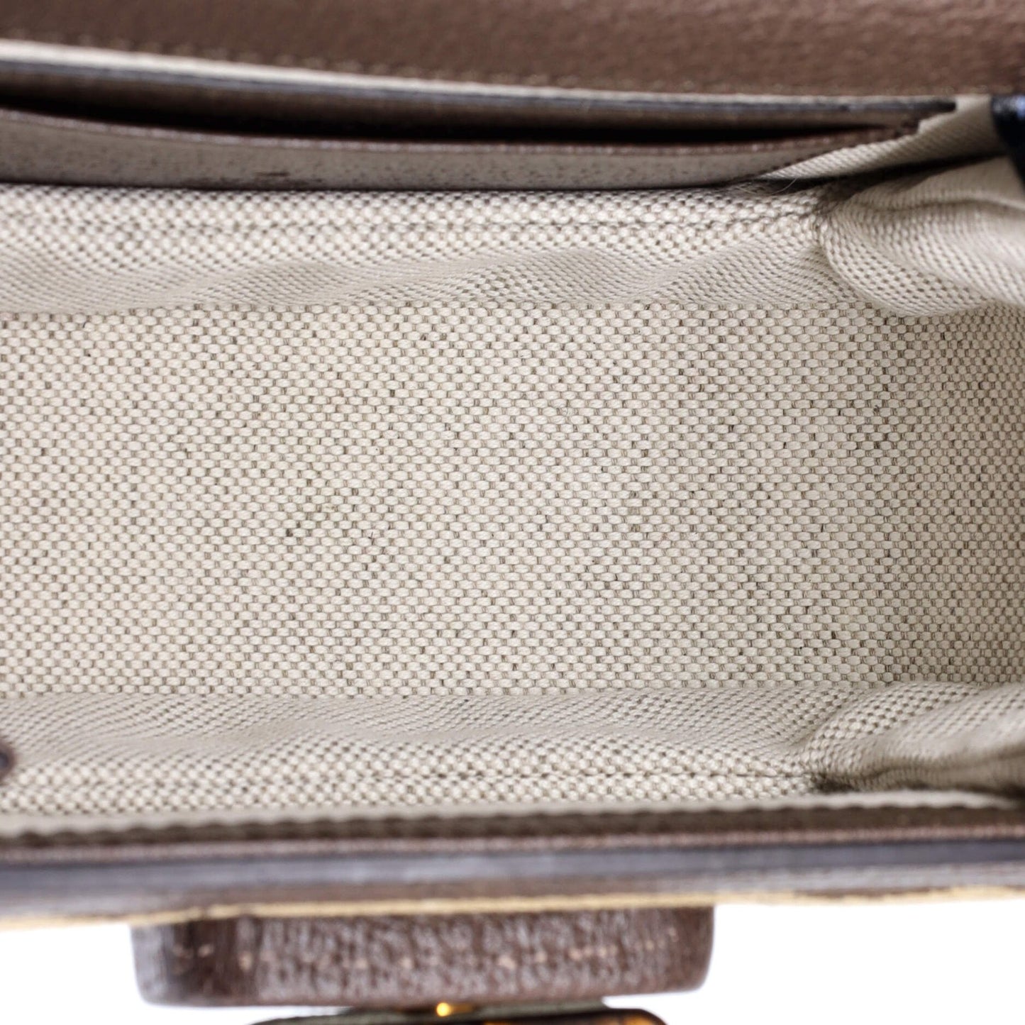 Gucci Bamboo 1947 Top Handle Bag Jumbo Gg Canvas Mini