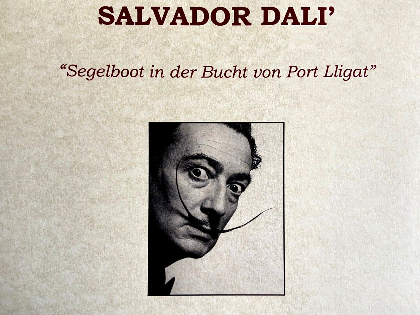 Salvador Dal Lithograph Signed Coa Numbered In