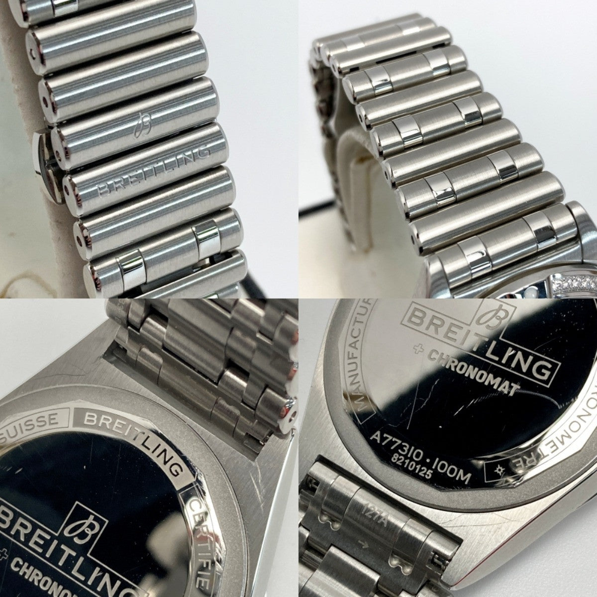Breitling A77310 Silver Case Size 32Mm Ladies Used Watch #23111