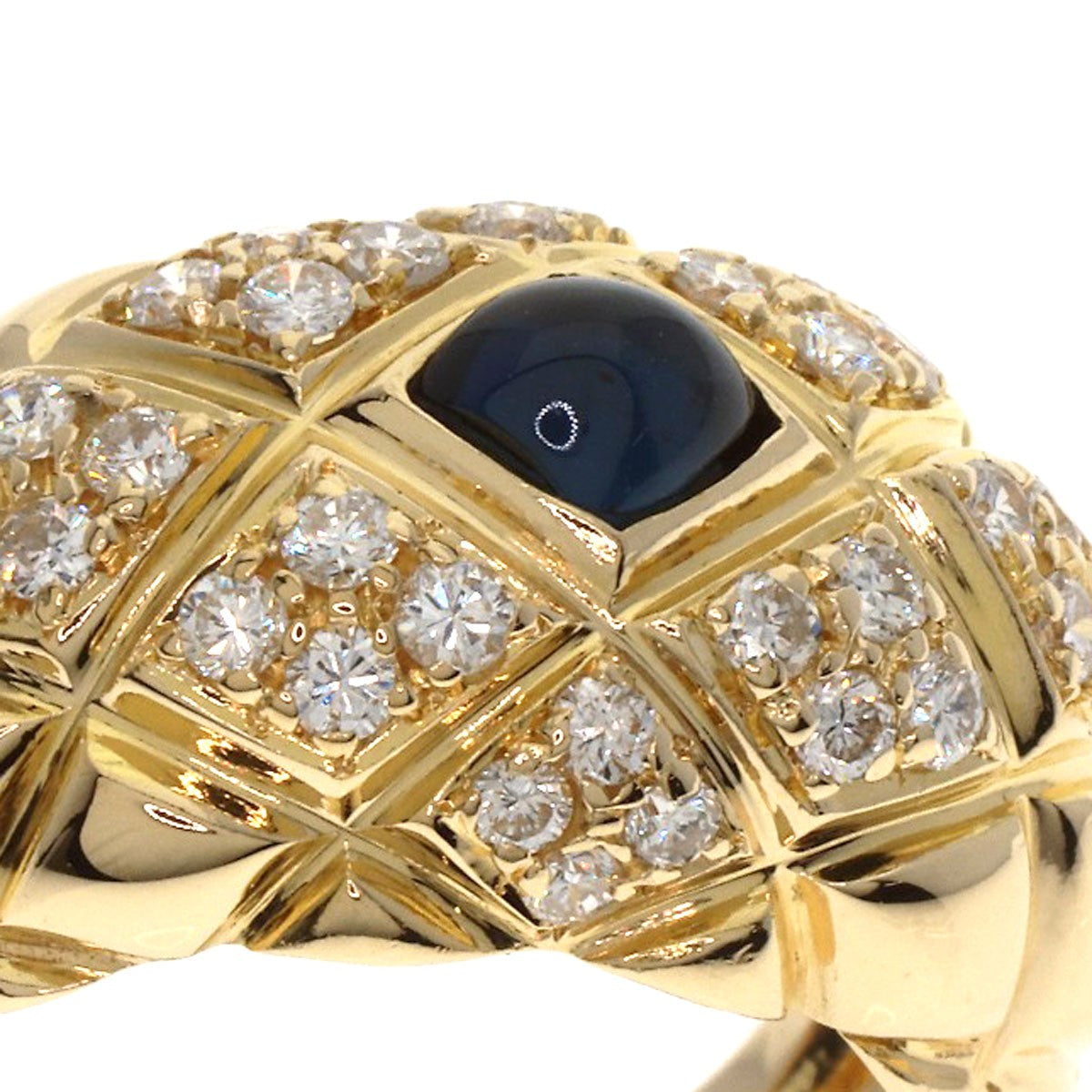 Chaumet Belcordriere Sapphire Diamond Ring K18
