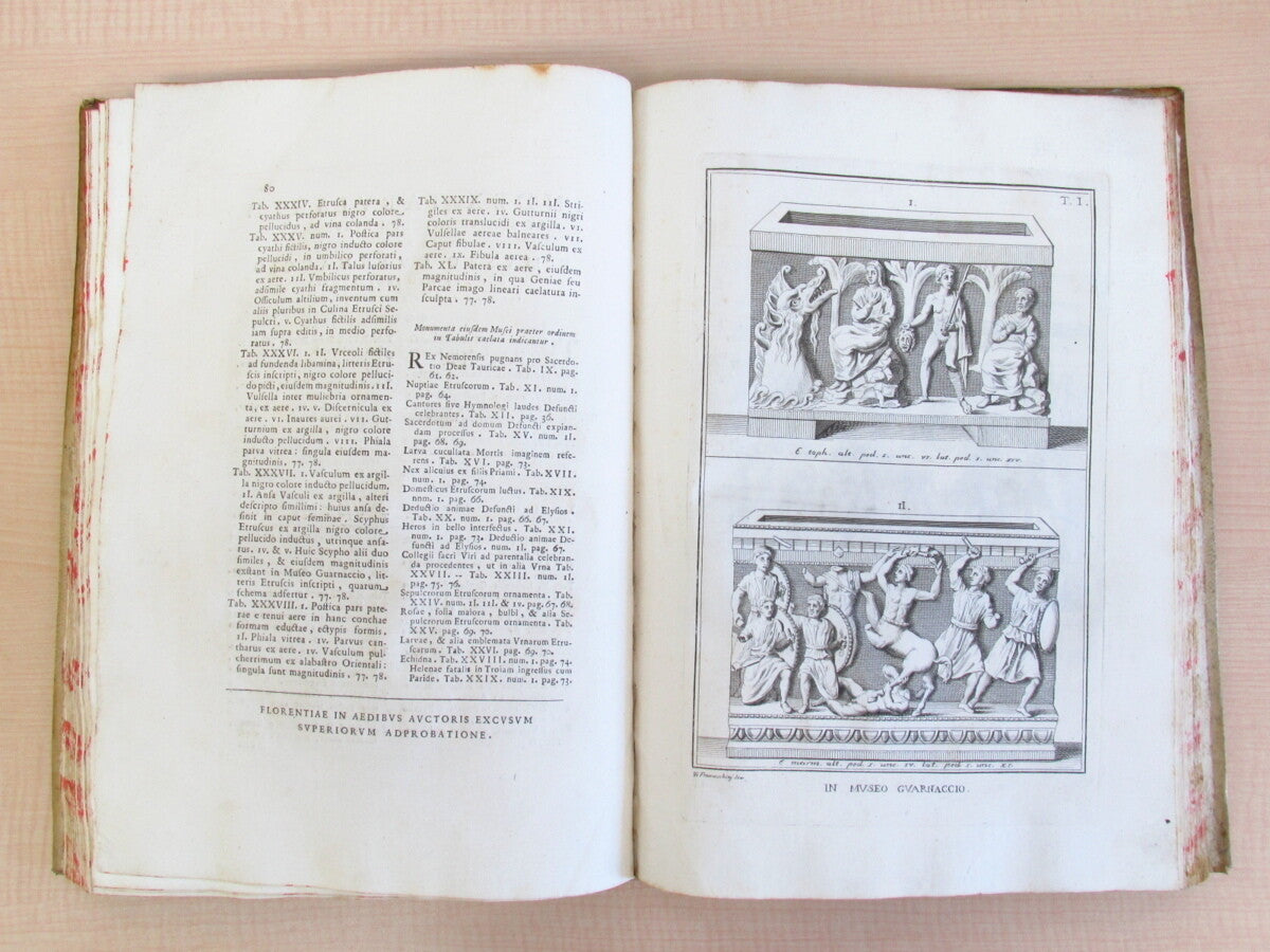 Antonio Francesco Gori? Musei Guarnaccii -?Ancient Etruscan art collection book
