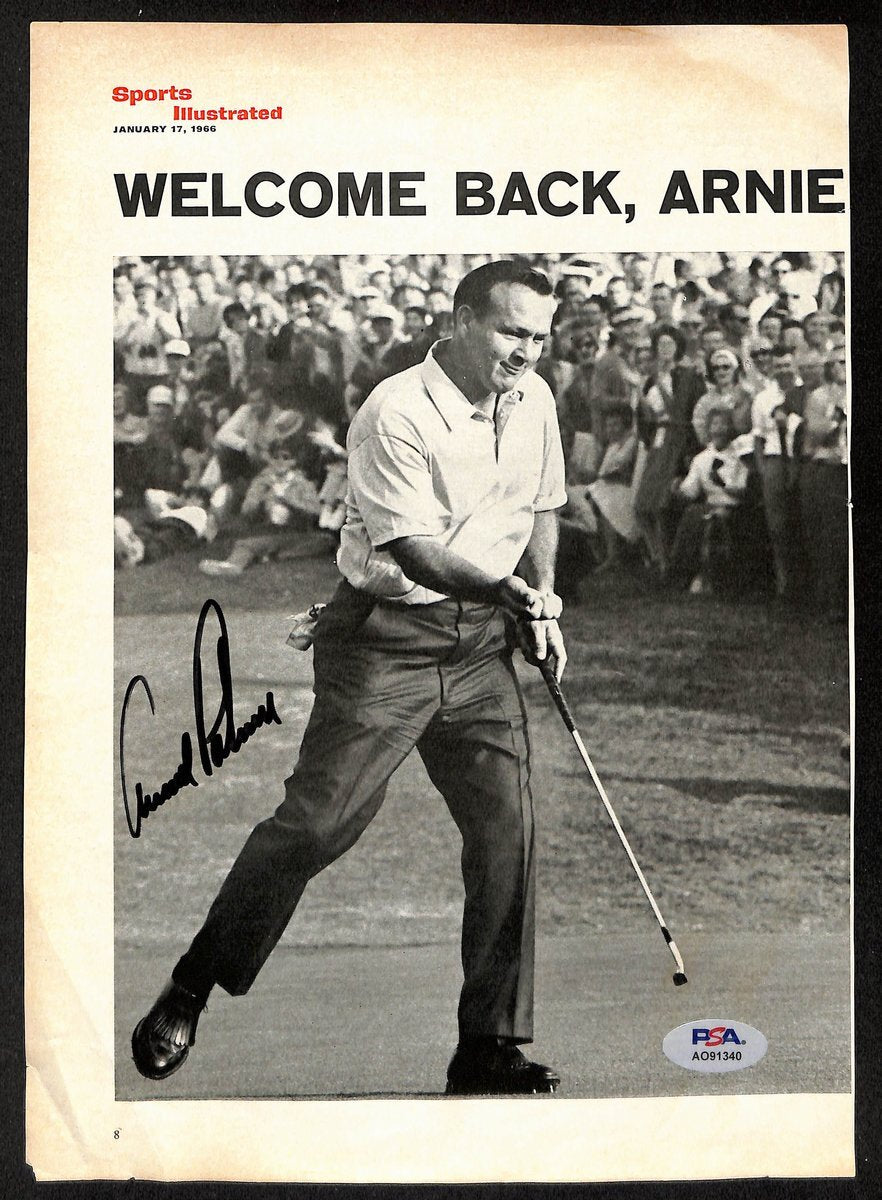 Arnold Palmer Signed 01/17/1966 Sports