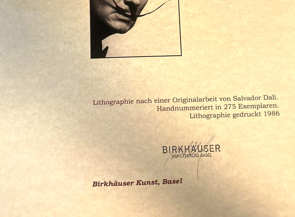 Salvador Dal - Lithograph Coa Signed Op Numbered In Pencil