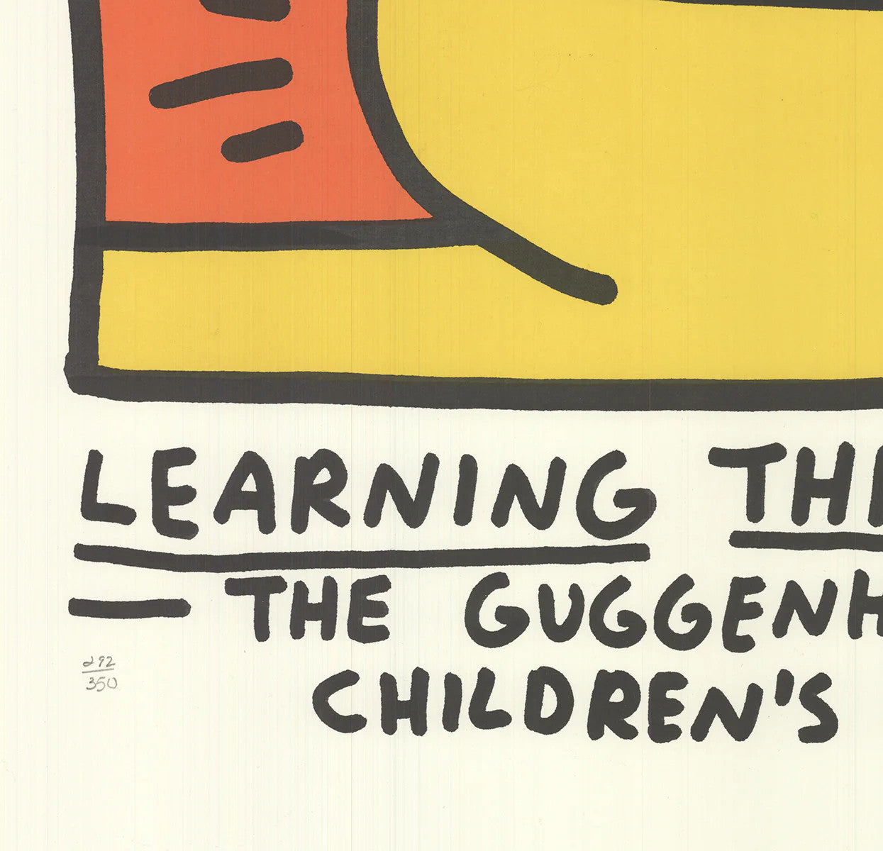 Keith Haring Learning Through Art " Lithograph Pop Art