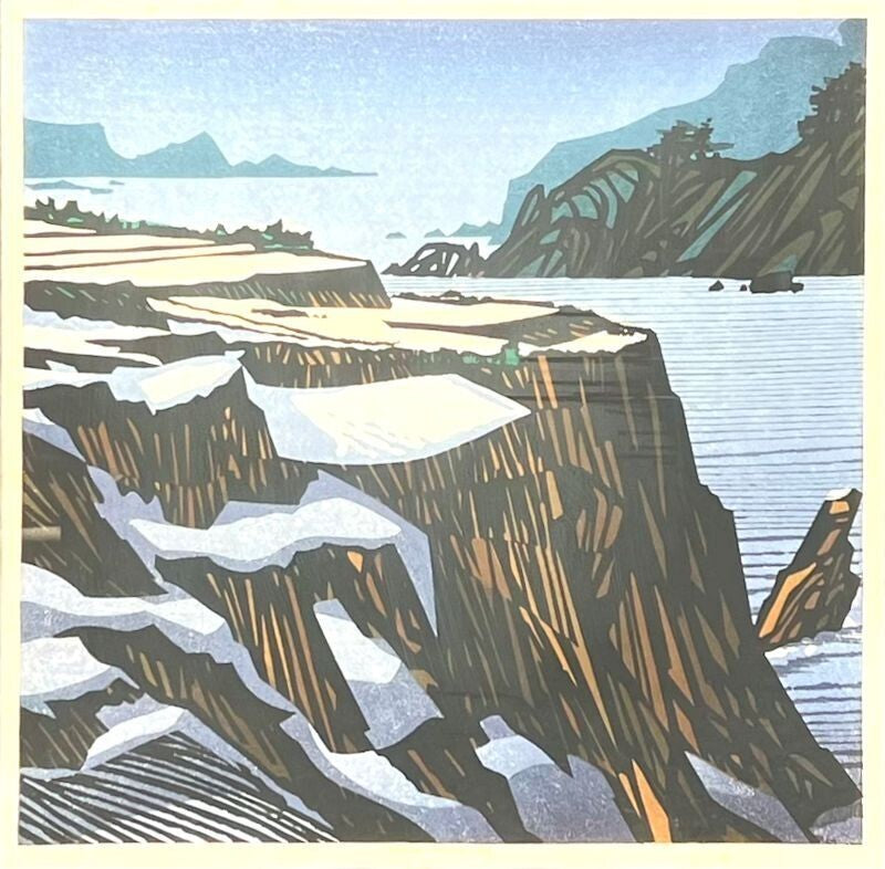 Clifton Karfu "TANGO-NIHONKAI" Woodblock Print 1989 Edition Signed