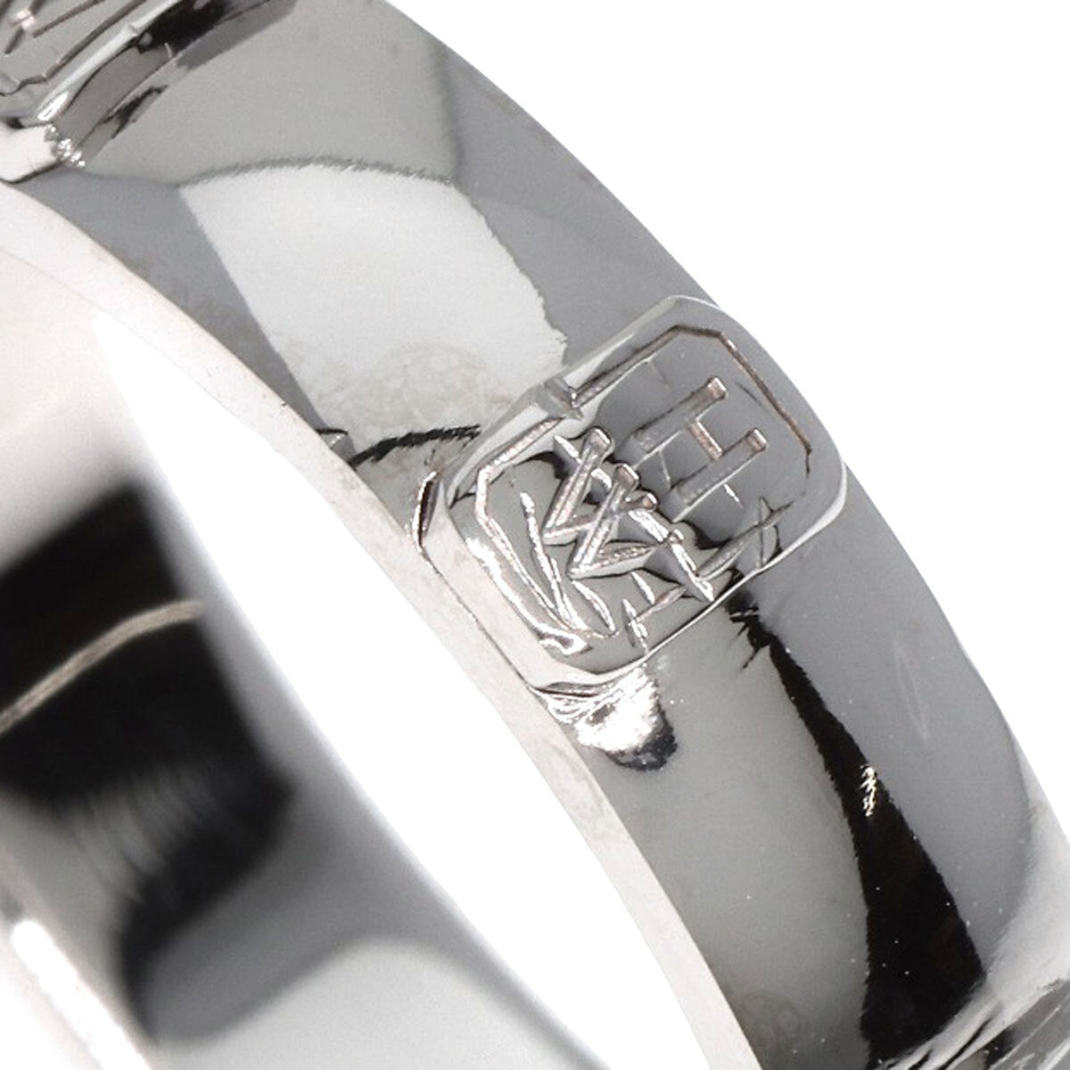 Harry Winston Ring Hw Logo Diamond K18 White