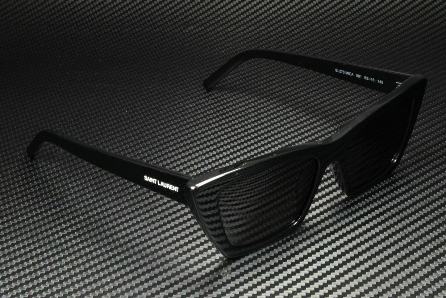 SAINT LAURENT SL 276 MICA 001 Black Cat Eye