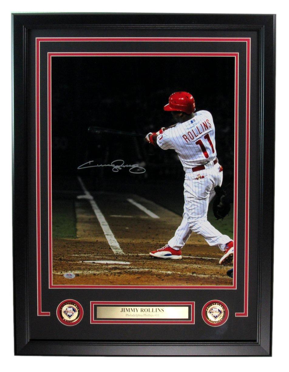 Jimmy Rollins Signed 16X20 Photo Philadelphia