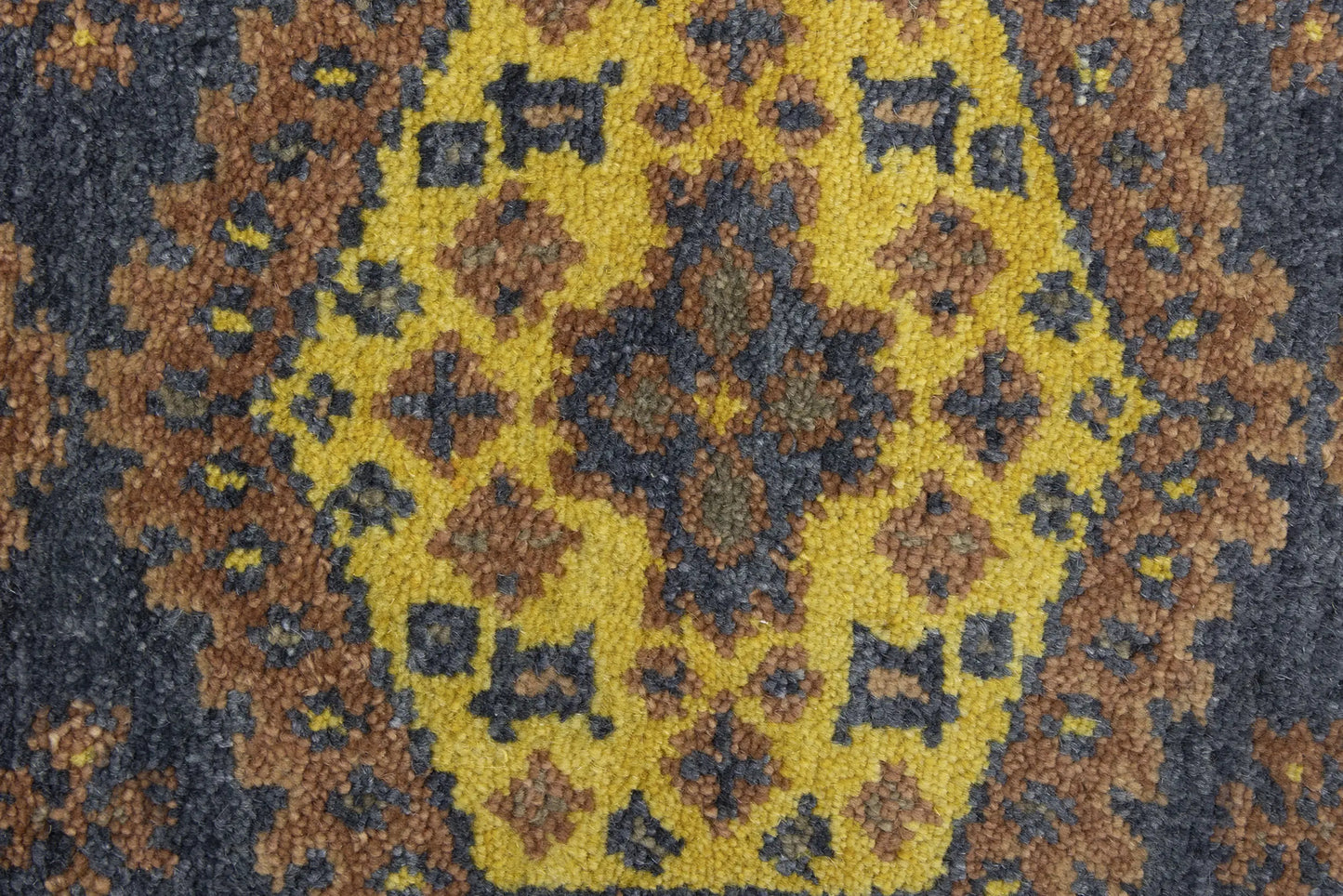 Indo-Viss Oriental Runner Rug Tribal Geometric