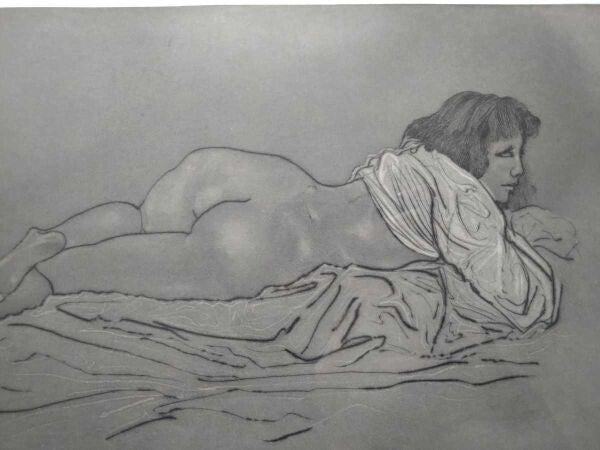 Matazo Kayama 1984 Original Etching Aquatint