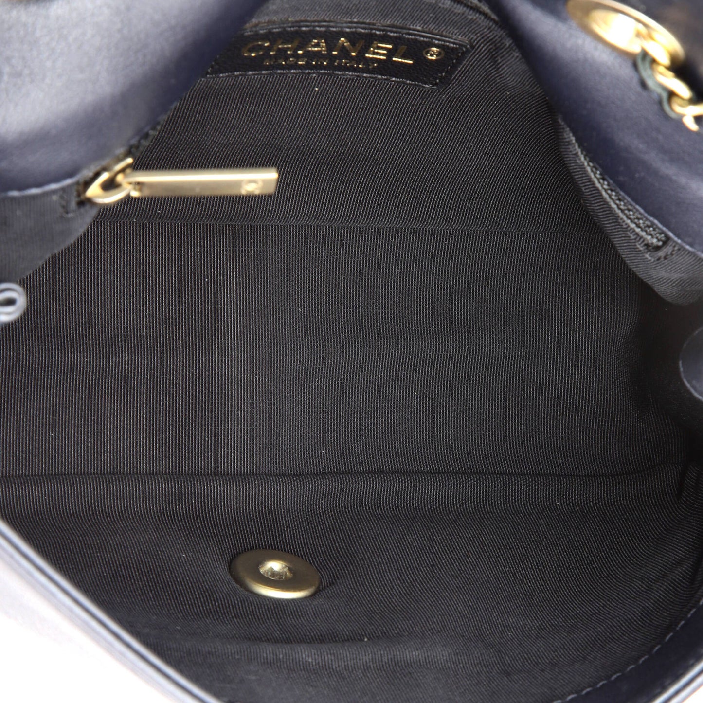 Chanel Graphic Flap Bag Quilted Calfskin Small