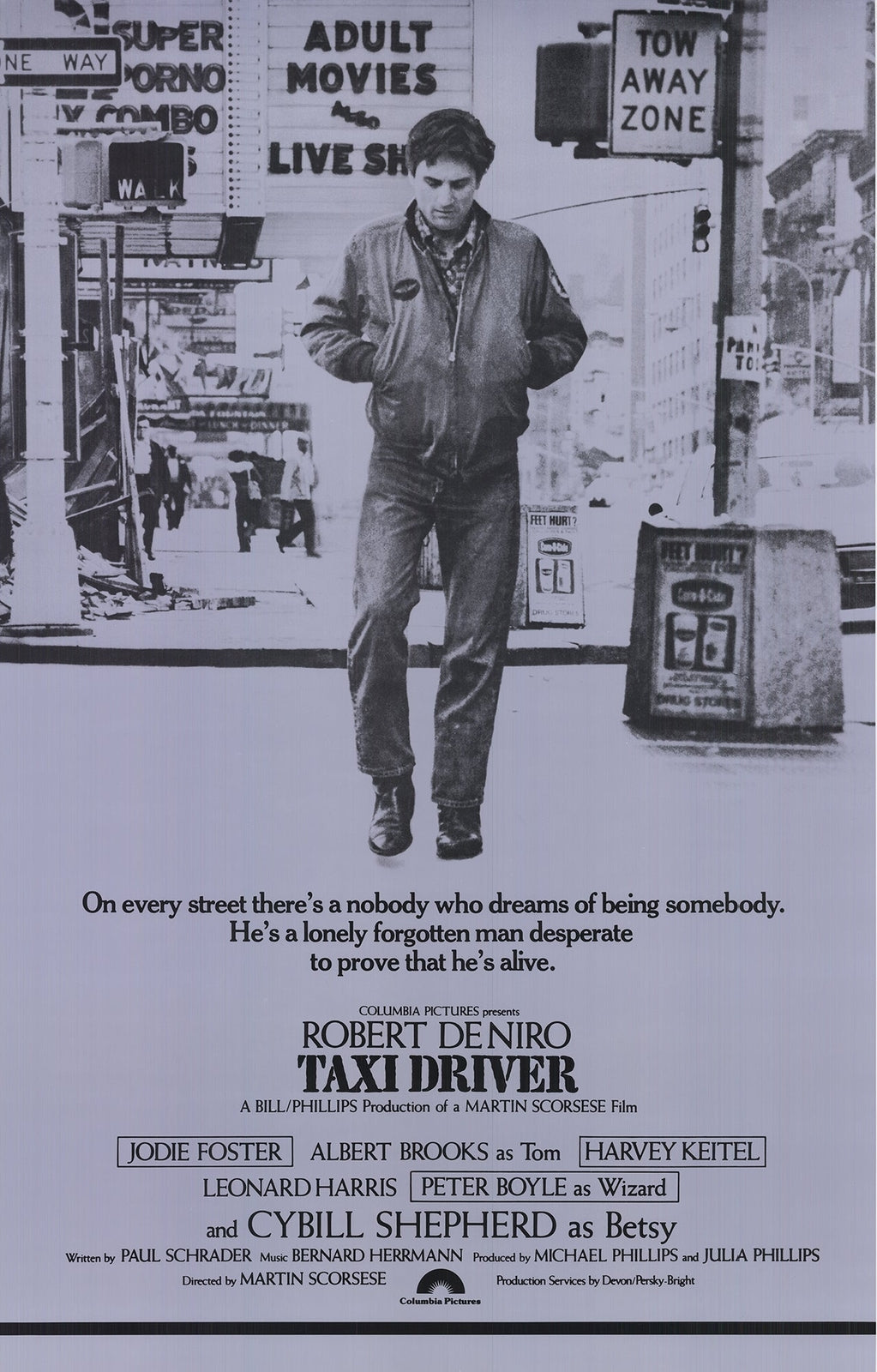 Artist Unknown Taxi Driver " Poster Vintage "Taxi Driver" Mo