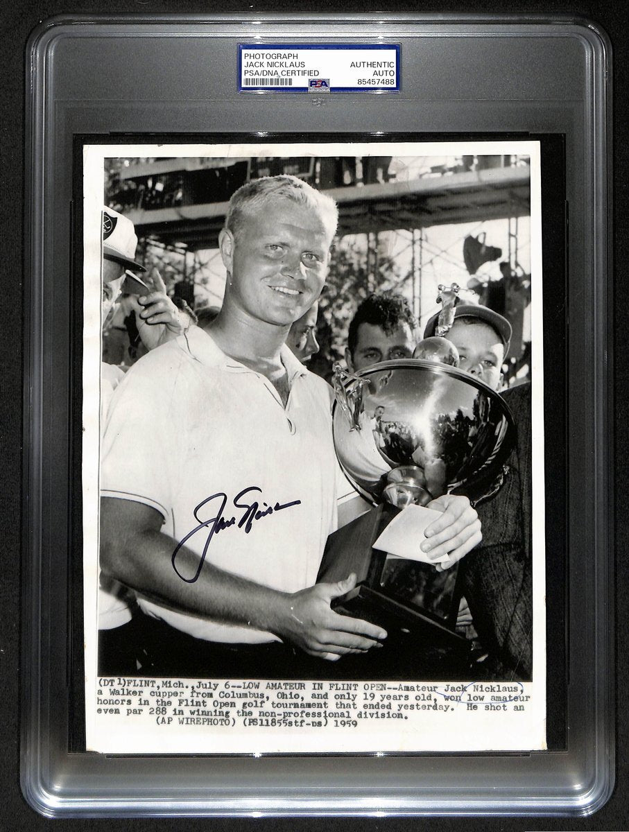 Jack Nicklaus Signed/Autographed 8X10 Wire Photo