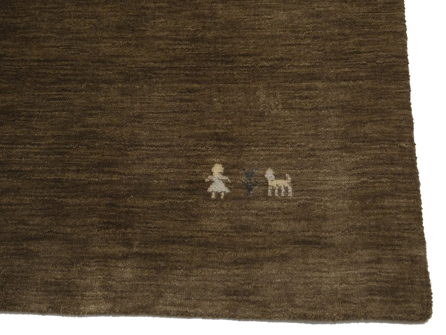 Contemporary Gabbeh Runner Rug Pictorial Tribal