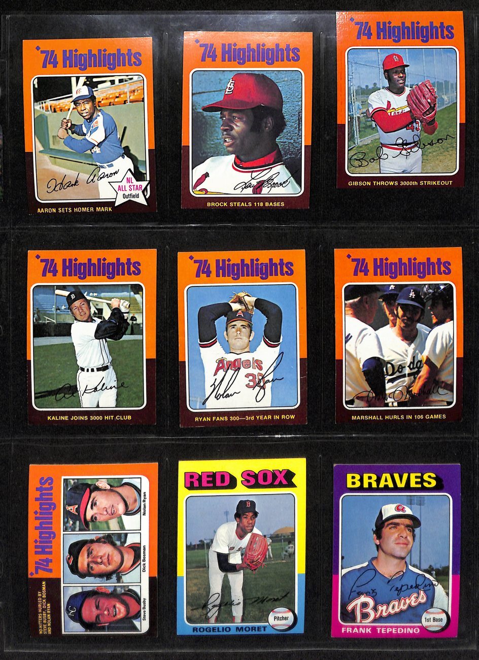 1975 Topps Mini Baseball Complete Set (660)