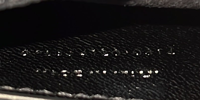 Saint Laurent Classic Monogram Tassel Crossbody Bag Crocodile Embossed Leather