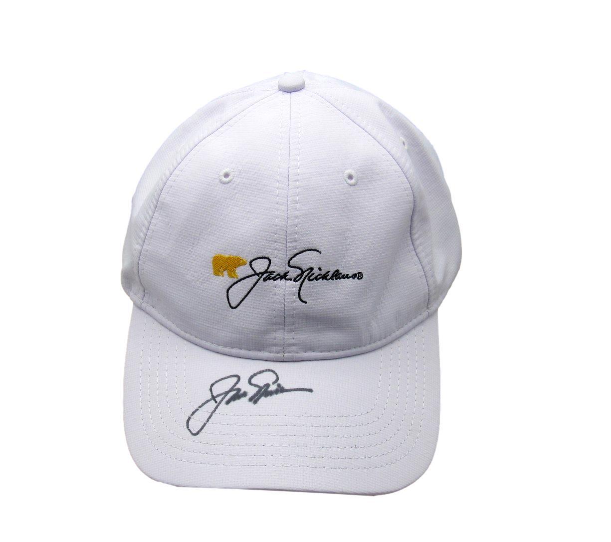 Jack Nicklaus Signed/Auto White Golden Bear Golf Hat Pga Champ Psa/Dna 195243