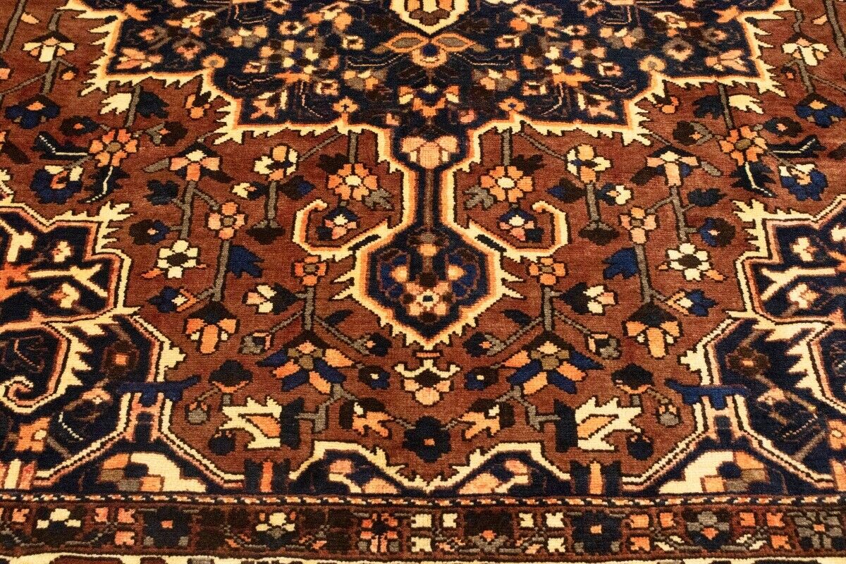 Handmade Vintage Floral Wool Oriental Rug Living