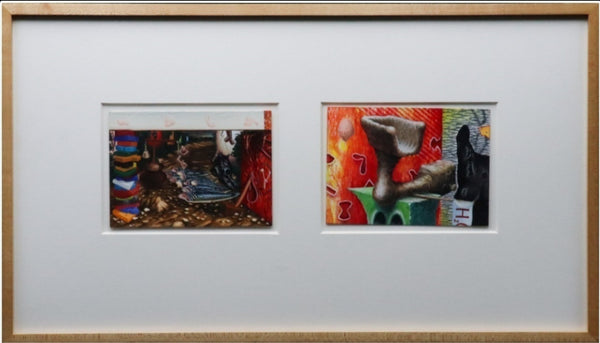 Steve Galloway & Edward Henderson Signed Original Painting Gouache On Paper 1987