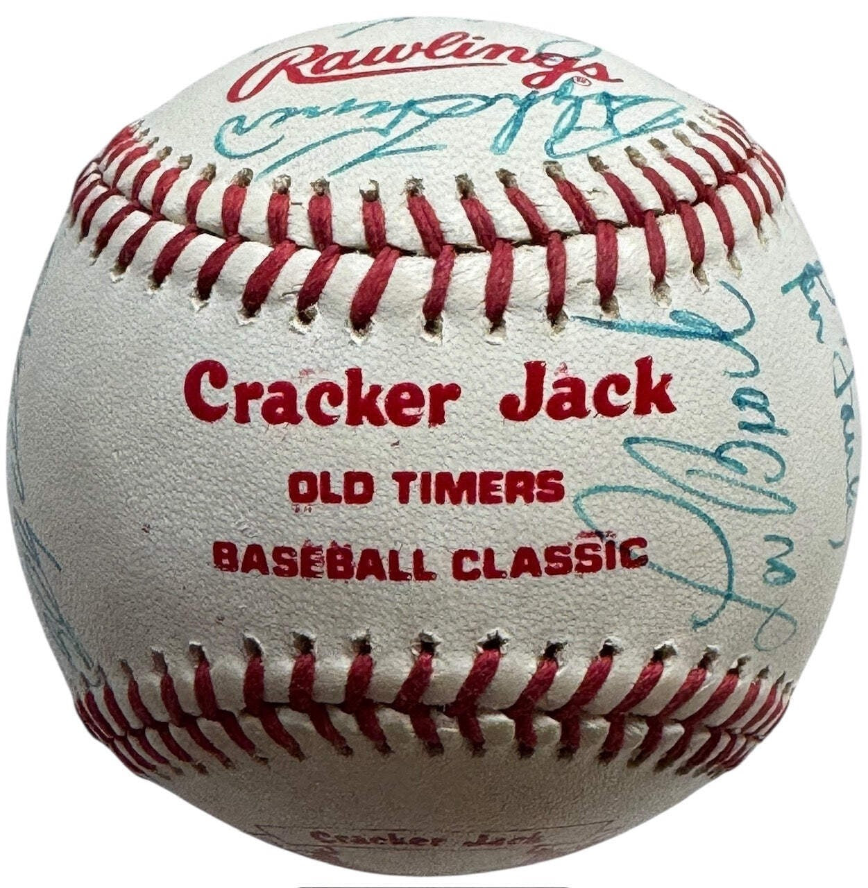 1984 Cracker Jack Old Timers Baseball Classic Autographed Baseball