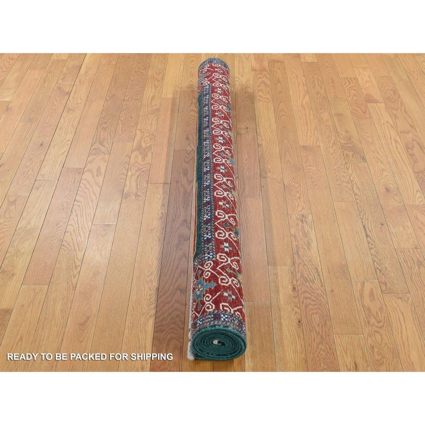 5'4"X7'9" Dark Green Afghan Super Kazak Hand Knotted Wool Oriental Rug