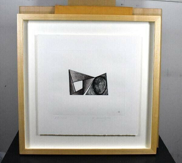 Robert Mangold (American, 1937) Original Etching Aquatint Pencil Signed Ap10