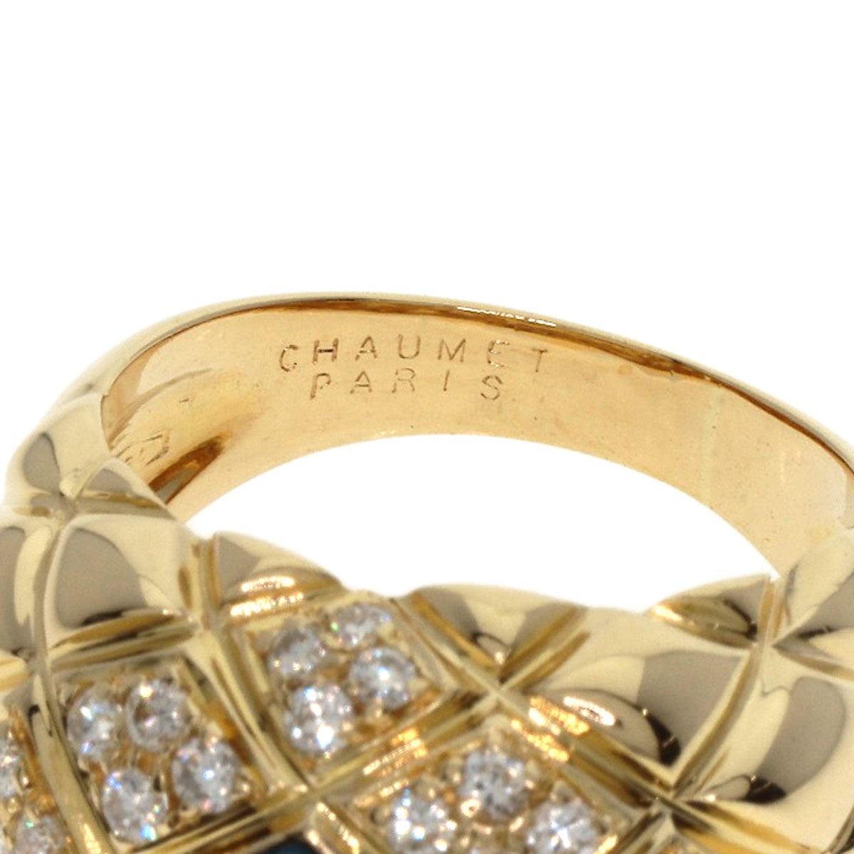 Chaumet Belcordriere Sapphire Diamond Ring K18