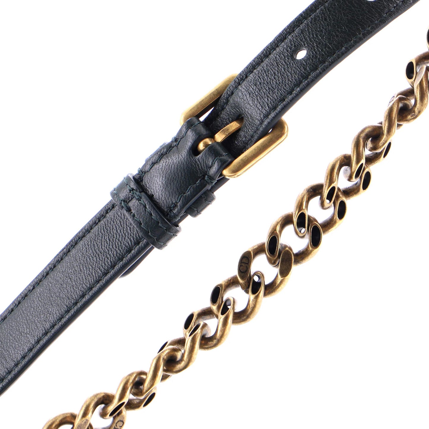 Christian Dior Diorama Flap Bag Studded Leather Small