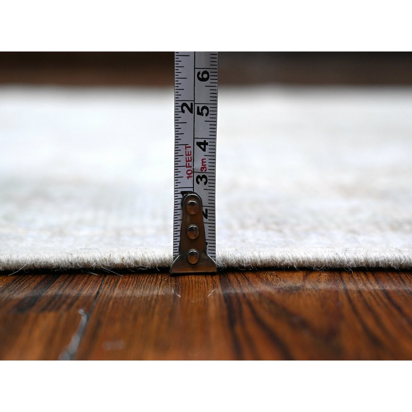 2'10"X16' Silver Gray Angora Oushak Oversized Oriental Runner Rug