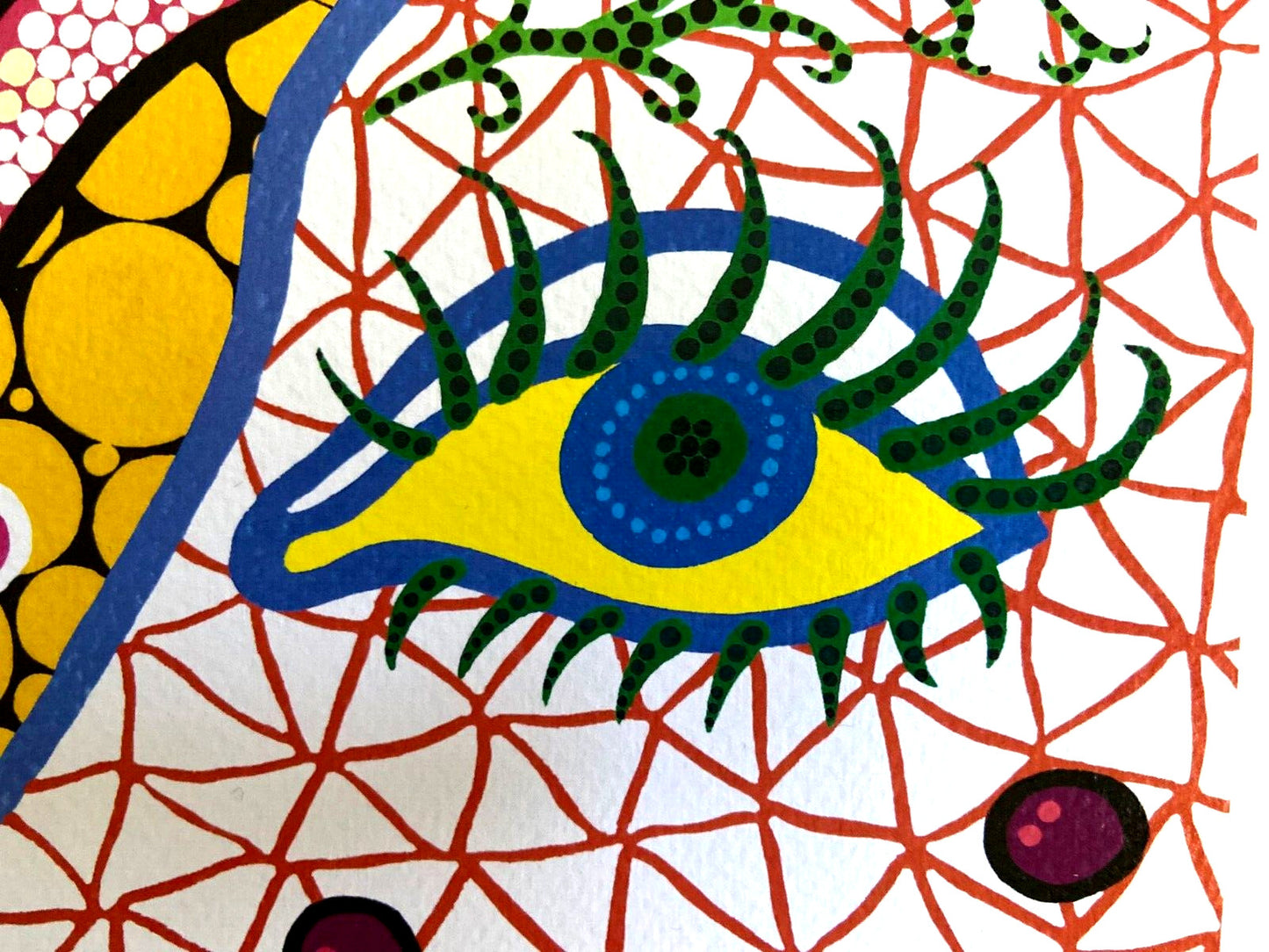Yayoi Kusama Lithograph: Mori Art Museum Coa
