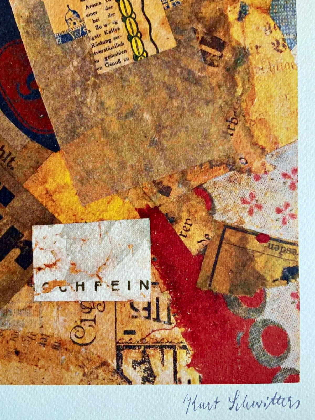 Kurt Schwitters Lithograph 1980 180Ex Marcel