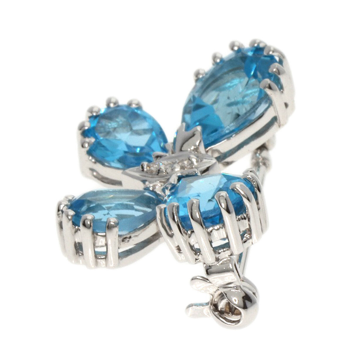 Ponte Vecchio Brooch Butterfly Diamond Blue