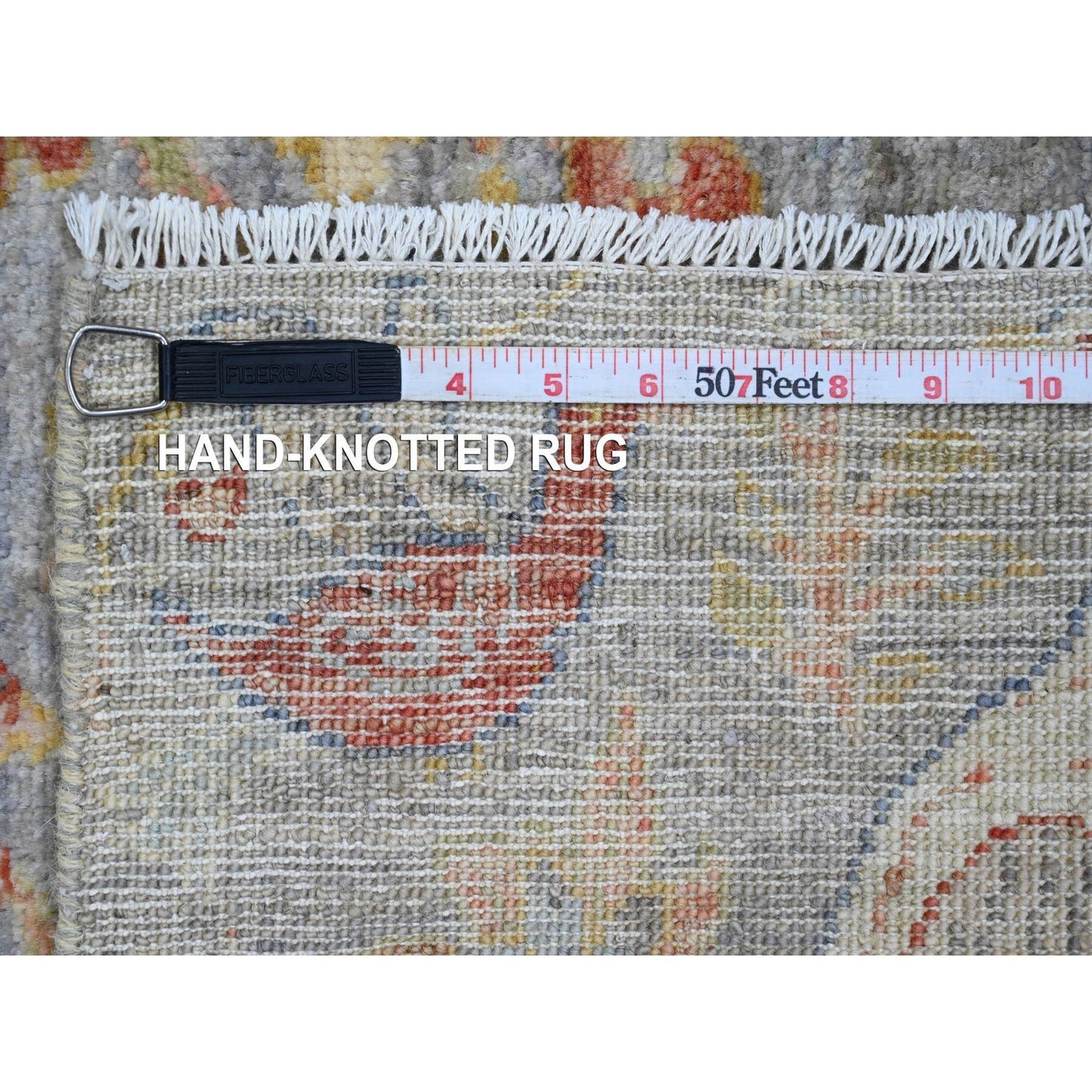 2'1"X3'2" Blue Afghan Peshawar Birds Design Hand Knotted All Wool Mat Rug