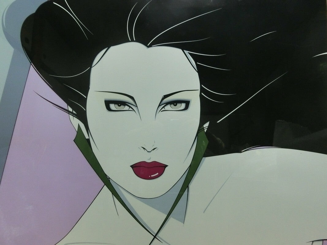 Framed Mirage Editions Patrick Nagel Serigraph Signed Print