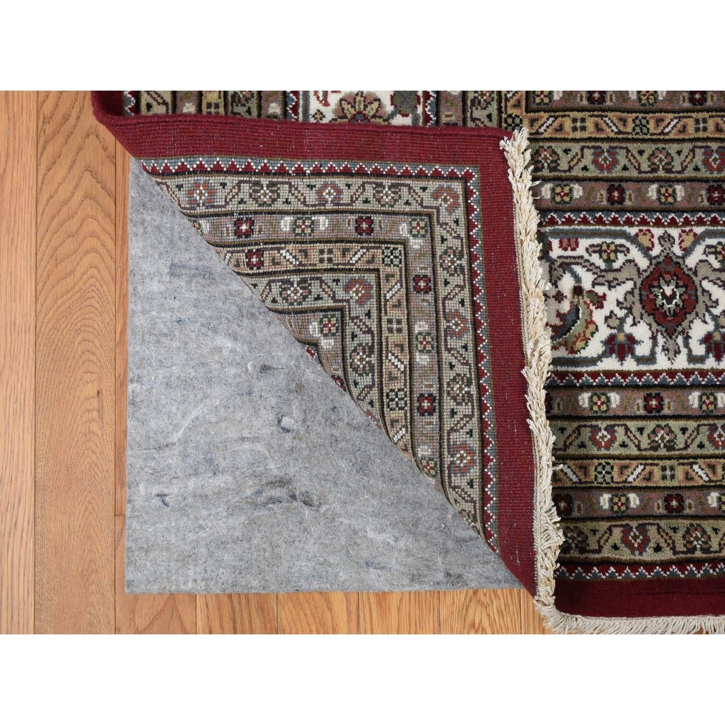 10'X16' Barn Red Tebraz Mahi 100% Wool Hand Knotted Oversized Rug