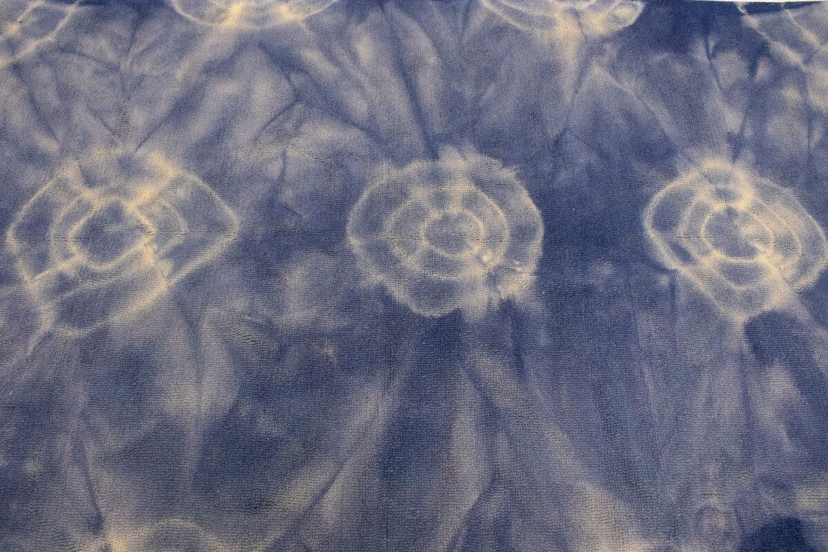 Purple-navy Hand-Tufted Trellis Rug Contemporary