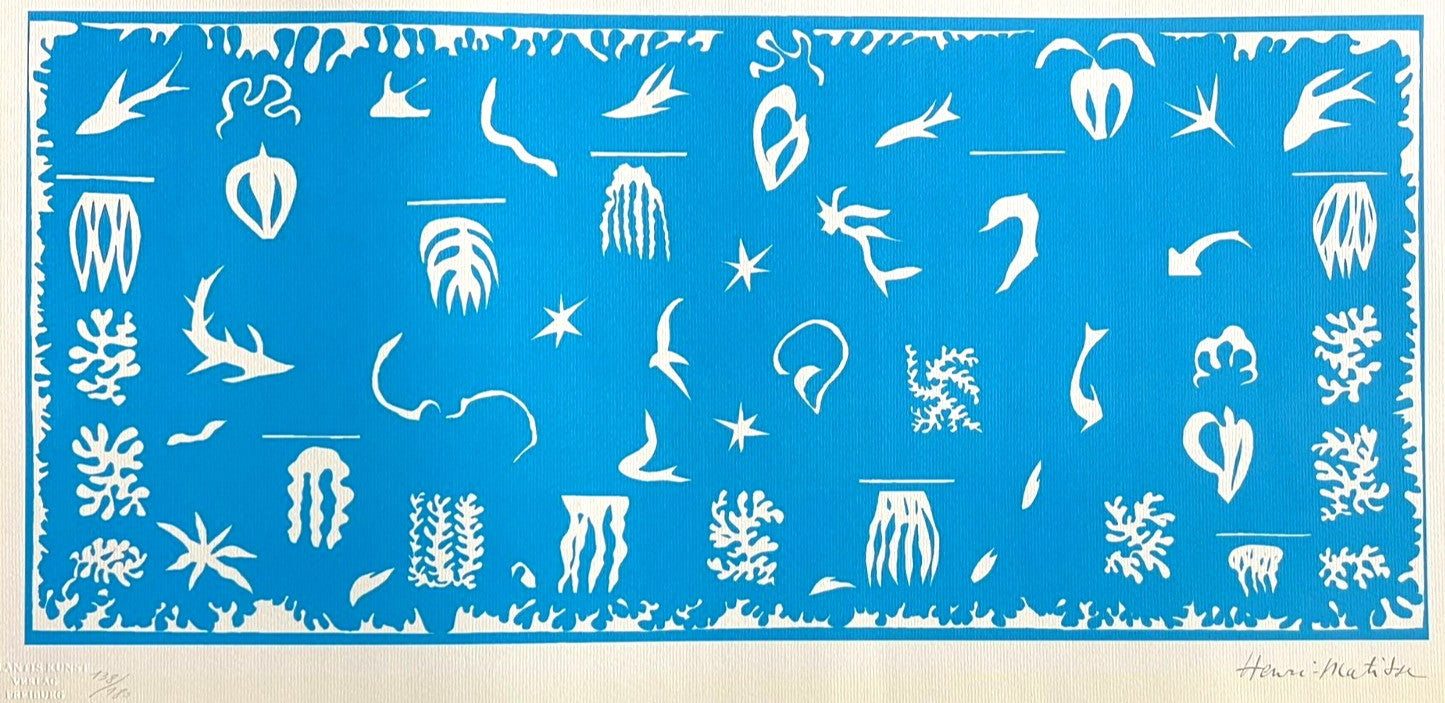 Henri Matisse 'Oceania The Sea' Lithograph Coa