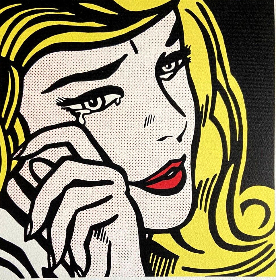 Roy Lichtenstein Lithograph Coa E Numerata A Mano Firmata Certificata