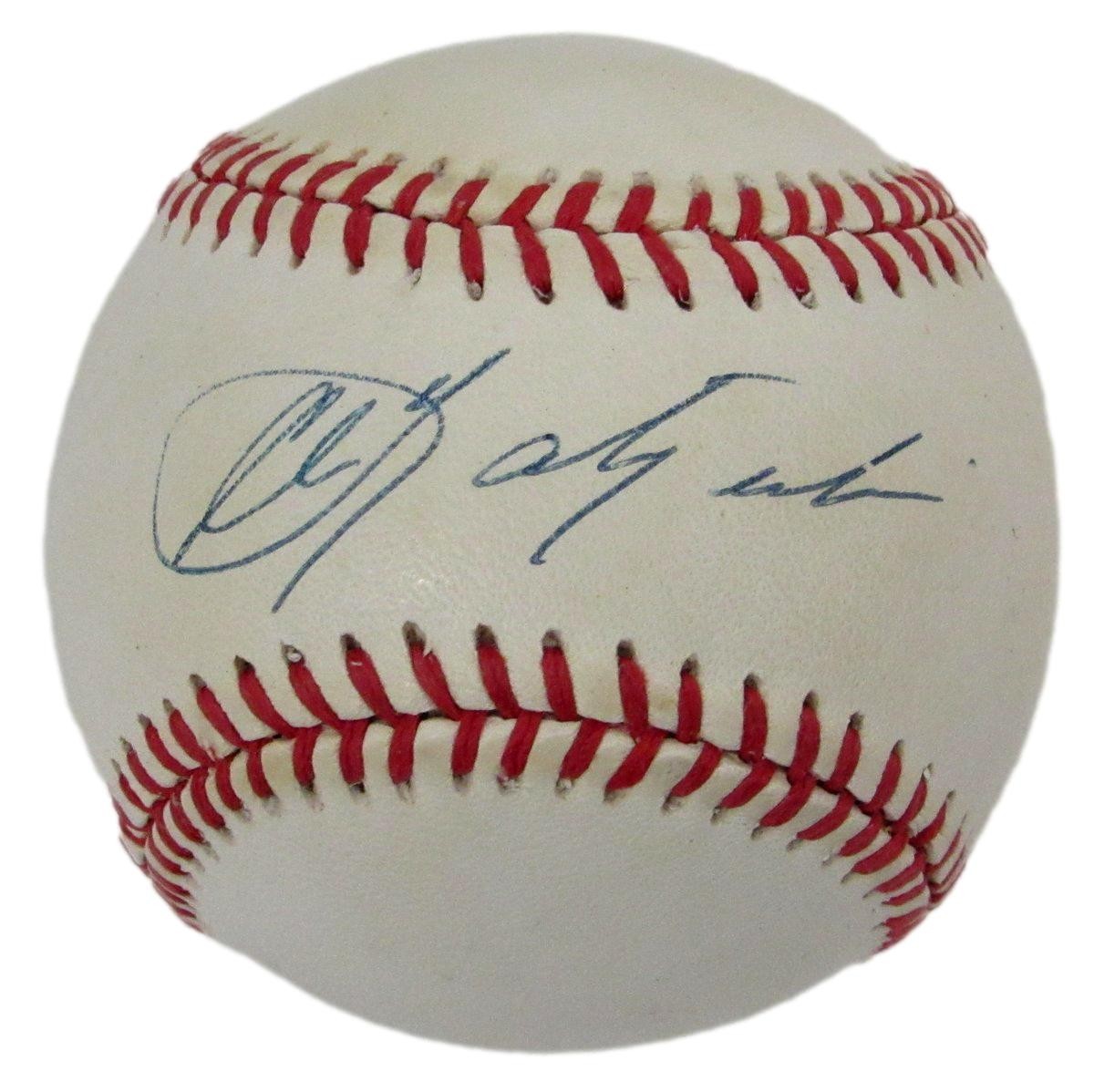 Carl Yastrzemski Hof Signed/Auto Oal Baseball Boston Red Sox Tristar 196584