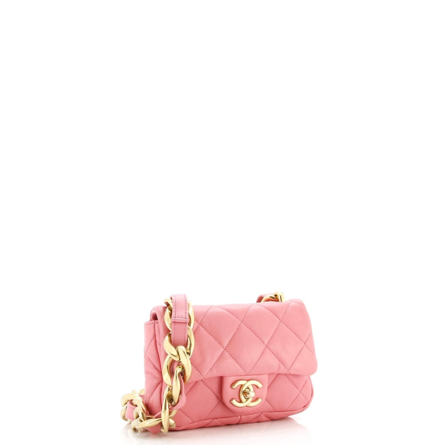 Chanel Funky Town Flap Bag Quilted Lambskin Mini