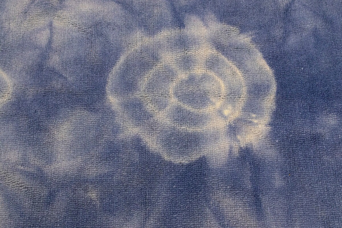 Purple-navy Hand-Tufted Trellis Rug Contemporary