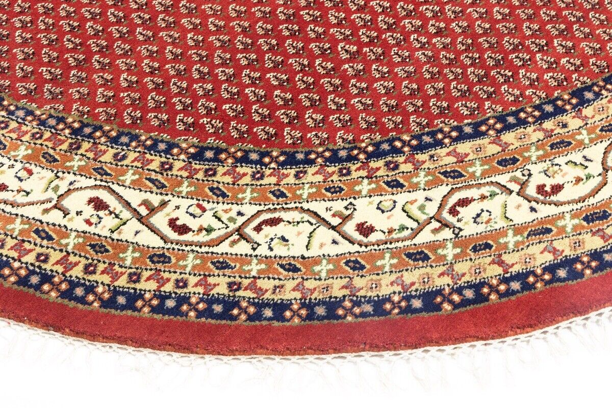 Handmade Tribal Indo Botemir Round Oriental Rug