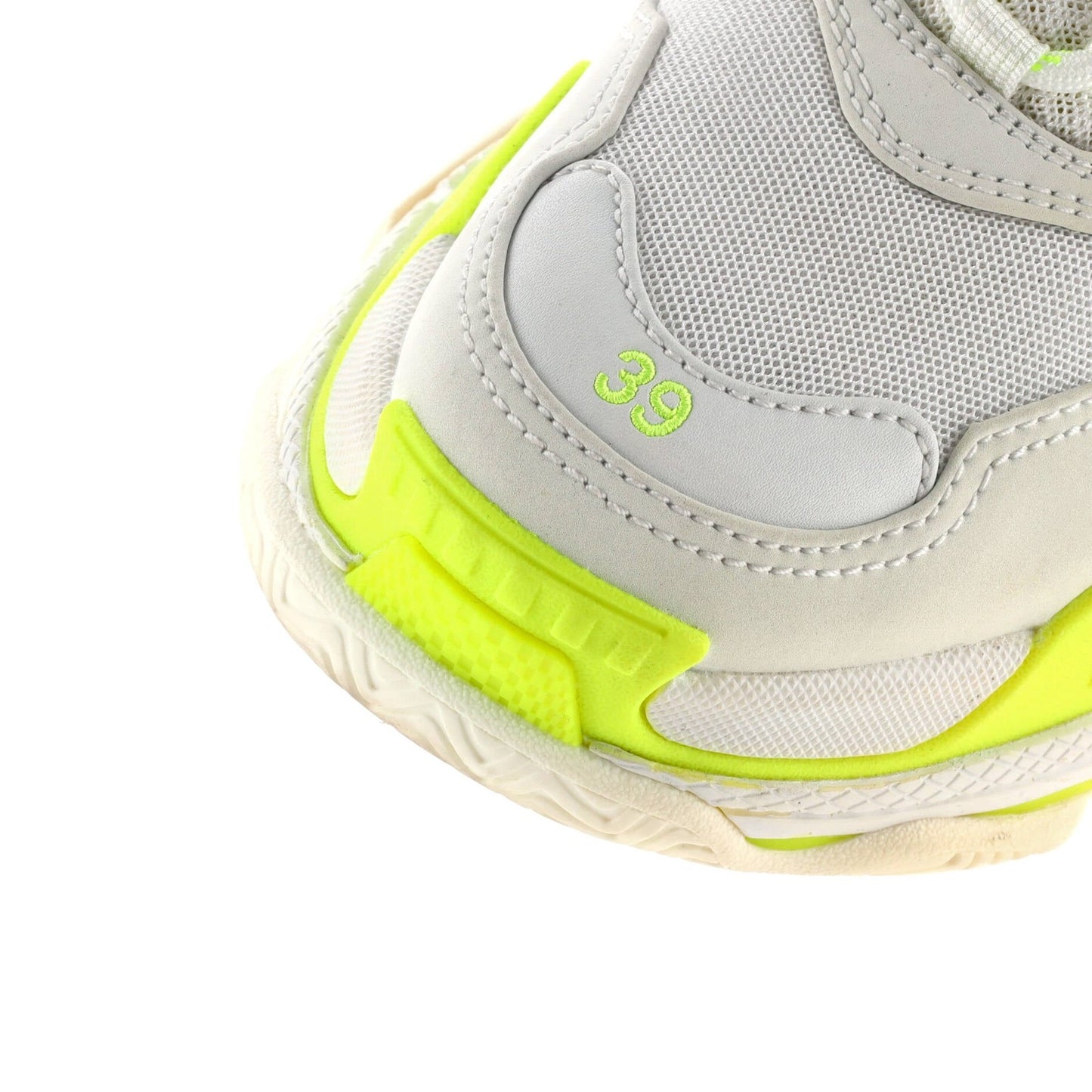 Balenciaga Men's Triple S Sneakers Fabric, Mesh & Faux Leather